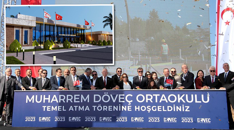 Muharrem Döveç Ortaokulu’nun temeli atıldı