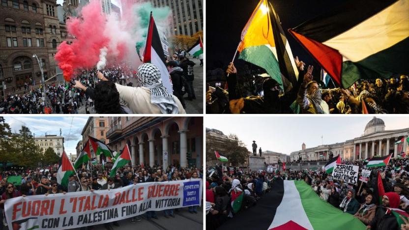 Dünya genelinde Filistin’e destek gösterileri devam ediyor