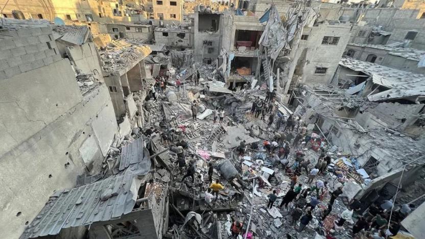 Gazze’de 44. gün: İsrail 2 kampa hava saldırısı düzenledi, 15 Filistinli hayatını kaybetti