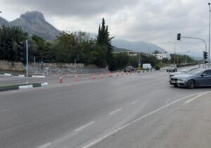 Girne çevre yolundaki trafik ışıklarında çalışma yapılacak