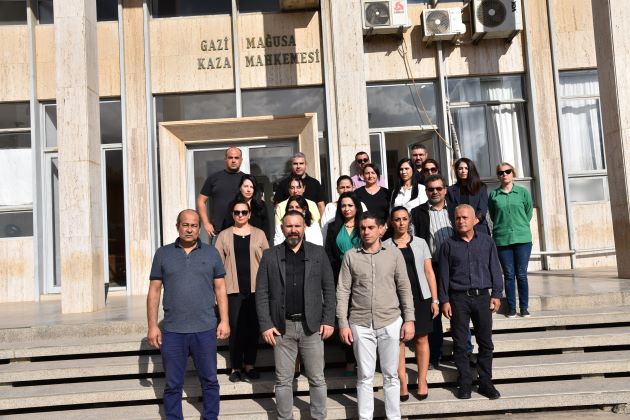 KTAMS mahkemelerdeki personel eksikliğine dikkat çekmek için eylem yaptı