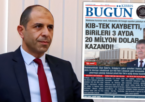 Kudret Özersay, Kıb-Tek’in 20 milyon dolar zarara uğratılması meselesiyle ilgili mali poliste ifade verdi