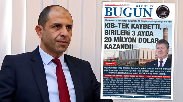 Kudret Özersay, Kıb-Tek’in 20 milyon dolar zarara uğratılması meselesiyle ilgili mali poliste ifade verdi