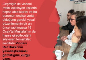 İnsan Hakları Platformu Kıbrıs’ta Vicdani Ret İnisiyatifi ile görüştü
