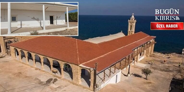 Manastırda mescit çalışmaları yeniden başladı
