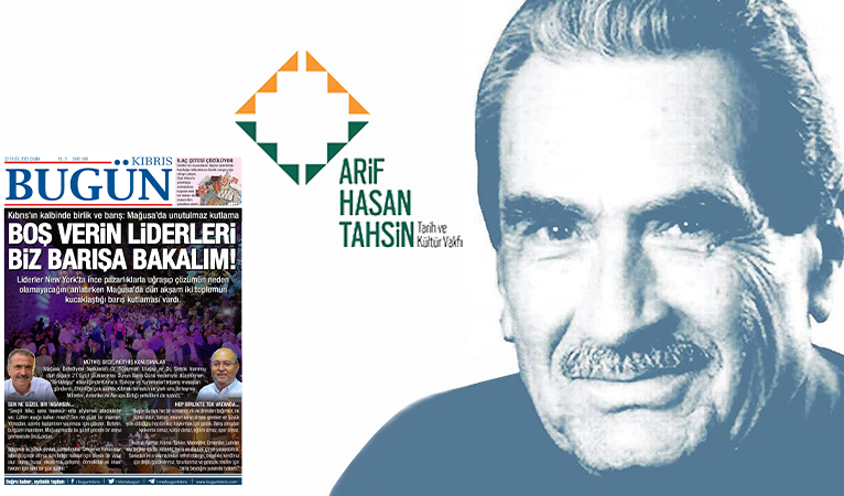 Gazetemiz Bugün Kıbrıs, Arif Hasan Tahsin Barış Ödülüne layık görüldü