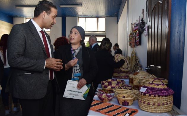 ‘‘Kadına yönelik mesleki eğitim ve sosyal destek projesi” kapsamında eğitim alan kursiyerlere sertifikaları törenle verildi