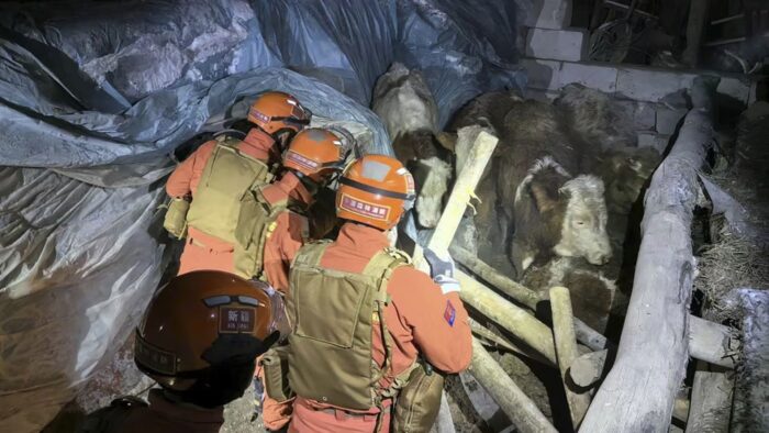 Kırgızistan-Çin sınırında yaşanan 7,1 büyüklüğündeki deprem sonrası kurtarma çalışmaları sürüyor