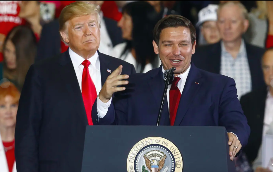 Florida eyaletinin popülist Valisi Ron DeSantis, Trump lehine yarıştan çekildi