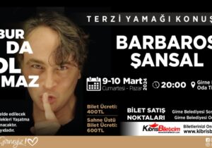 Barbaros Şansal Girne’de sahneye çıkacak
