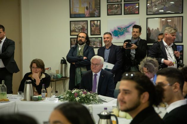 AHDR, Almanya Cumhurbaşkanı Frank- Walter Steinmeier’i Dayanışma Evi’nde ağırladı