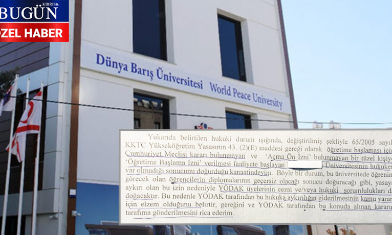 YENİ REZALET! Dünya Barış Üniversitesi hakkında Başsavcılık görüşü: Yasa dışı kuruldu, öğrencilerin diploması geçersiz