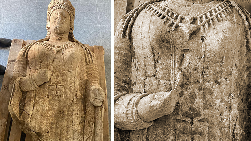 Ulukışla’da bulunan heykelin “tanrıça” olduğu tespit edildi