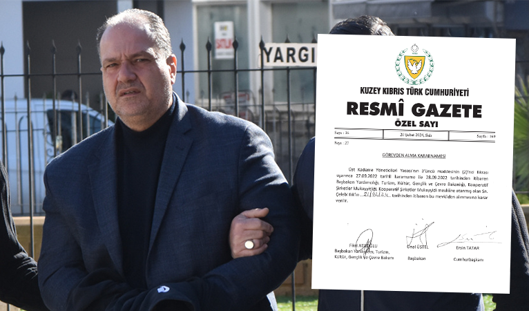 Çelebi Ilık görevden alındı