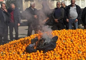 Güzelyurt’ta Portakal Çemberi ateşe verildi