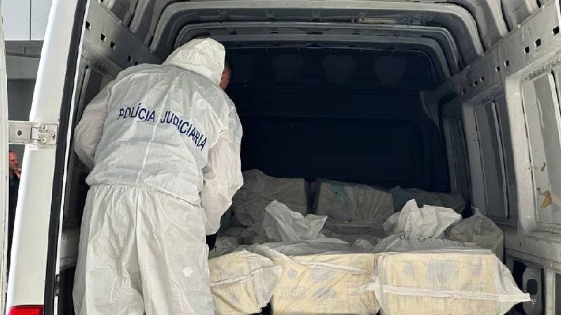 Portekiz polisi, donmuş balıkların içine gizlenmiş 1,3 ton kokain ele geçirdi