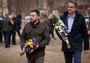 Zelenski ile Mitsotakis’in yakınına roket düştü