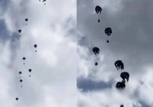 Gazze’ye havadan indirilen yardım kutuları sivillerin üzerine düştü: Ölü ve yaralılar var