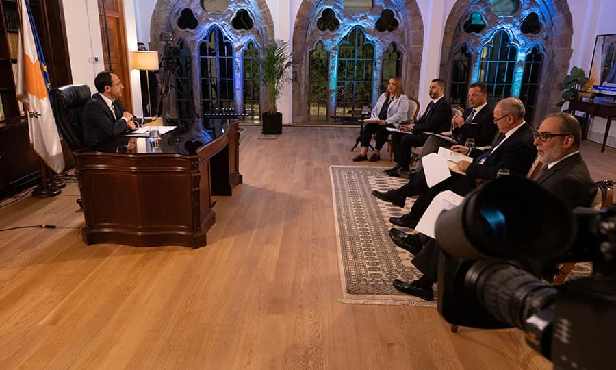 Hristodulidis’ten 1. yıl toplantısı: “1960’ların devletini yeniden inşa etmeye, atılımlar yapmaya cesaret etmeliyiz”