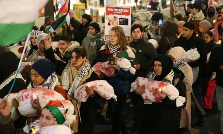 Avusturya’da Filistinliler için ‘hüzün yürüyüşü’