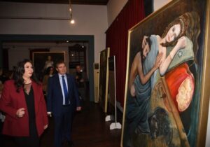 “Orta Çağ’da Kıbrıs’ın Kadınları-Kıbrıs’ın Kadın Kahramanları Sergisi” açıldı