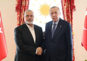 Hamas’ın siyasi lideri Haniye, Erdoğan ile görüştü