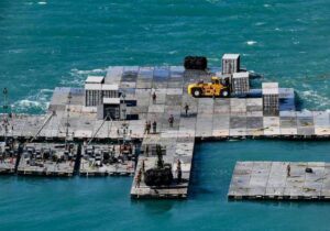 Pentagon: Gazze Şeridi açıklarında inşa edilen deniz iskelesinin yüzde 50’si tamamlandı