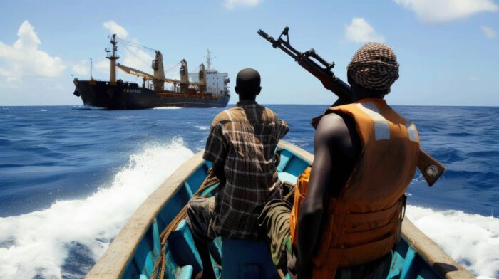 Kuzey Afrika kıyılarında tanker kaçırma girişiminde 6 Somalili korsan yakalandı