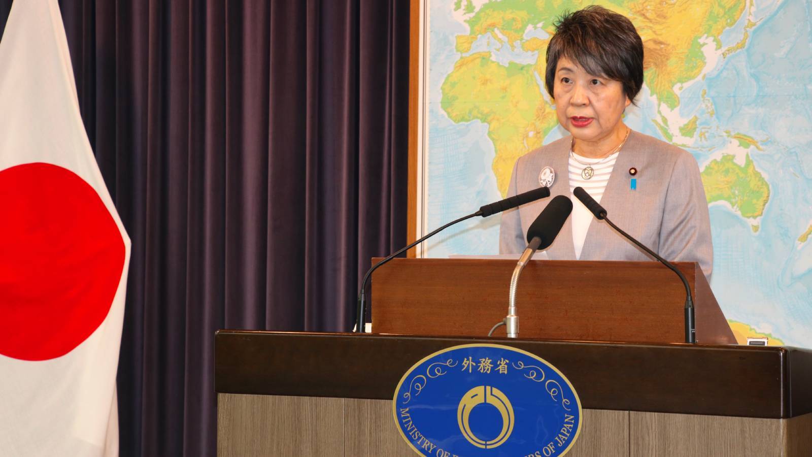Japonya Dışişleri Bakanı: Filistinlilerin bağımsız devlet kurma hedeflerini anlıyor ve destekliyoruz