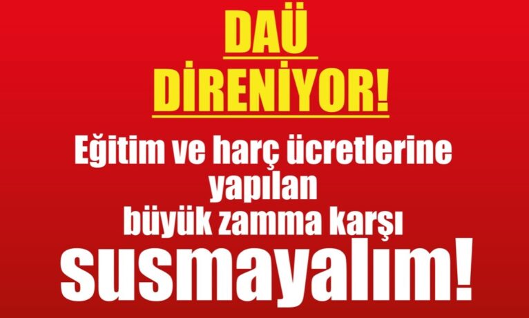 “Ekonomik krizin bedelinin öğrencilerin sırtına yüklenmesine izin vermiyoruz!”