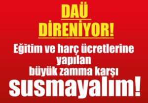 “Ekonomik krizin bedelinin öğrencilerin sırtına yüklenmesine izin vermiyoruz!”