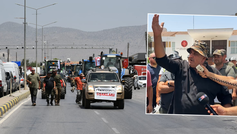 Hayvan üreticileri Meclis önünden Başbakanlığa hareket etti
