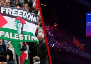 Eurovision’a ‘Filistin’ damgası: Sokak ve salondaki eylemlere sanatçılar da katıldı
