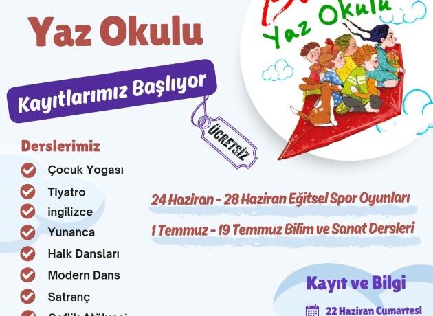 Baraka Kültür Merkezi’nde 10. Yaz Okulu başlıyor: Bilimle, sanatla, sporla doya doya oyna