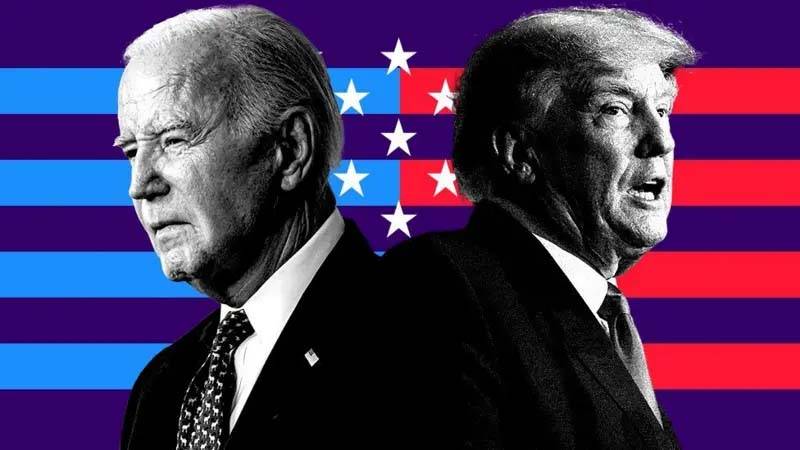 Biden ve Trump, dört yıl aradan sonra TV tartışması için karşı karşıya geldi