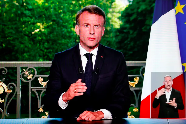AP seçimlerinde aşırı sağın gerisinde kalan Macron, parlamentoyu feshederek erken seçim kararı aldı