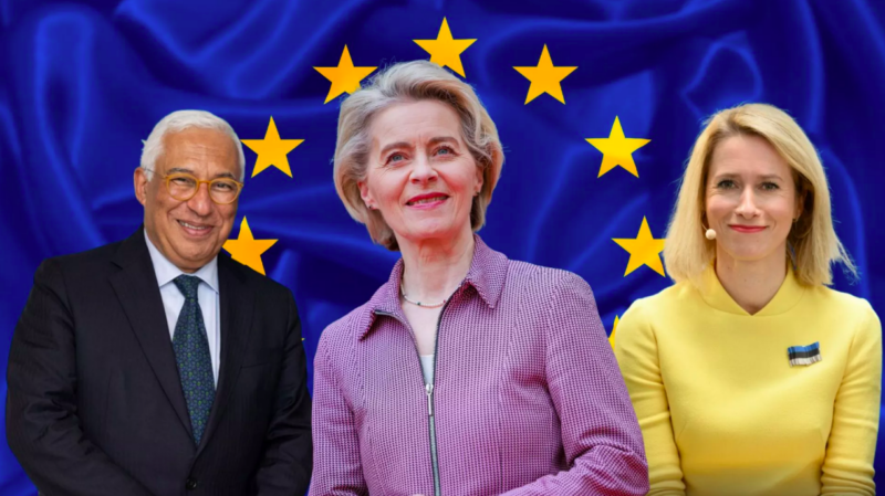 Son Dakika I AB liderleri üst düzey görevler konusunda anlaştı: Ursula von der Leyen, Antonio Costa ve Kaja Kallas