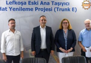 Lefkoşa’da 1986’ta yapılmış ve artık kullanılamaz halde olan kanalizasyon hattı yenileniyor