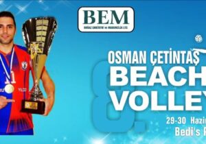 8. Bedis Amatör Plaj Voleybolu Turnuvası için kayıtlar başladı