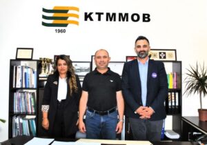 Avrupa Parlamentosu milletvekili adayı Kilim, KTMMOB Genel Başkanı Aysal’ı ziyaret etti