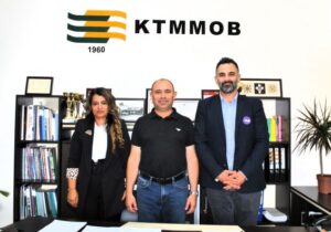 Avrupa Parlamentosu milletvekili Adayı Kilim, KTMMOB Genel Başkanı Aysal’ı ziyaret etti