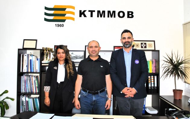 Avrupa Parlamentosu milletvekili adayı Kilim, KTMMOB Genel Başkanı Aysal’ı ziyaret etti