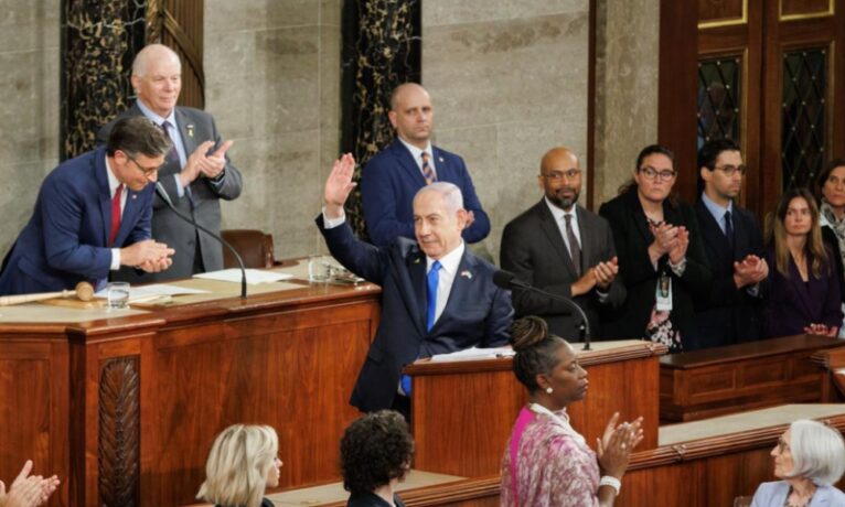 Netanyahu, “Gazze’de hiç sivil öldürülmedi” dedi, ABD Kongresi ayakta alkışladı