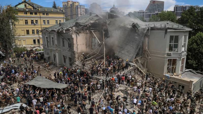 Ukrayna, Kiev’deki hastane saldırısının Uluslararası Ceza Mahkemesi tarafından kovuşturulmasını istiyor