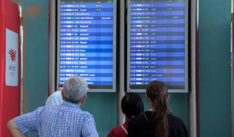 Beyrut Havalimanı’ndaki tüm uçuşlar olası İsrail saldırısına karşı askıya alındı