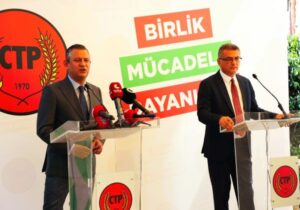 Erhürman ve Özel, Lefkoşa’da ortak basın açıklaması yaptı