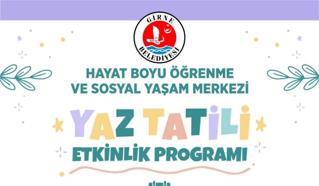 Girne Belediyesi’nden 5-12 yaş çocuklar için yaz programı