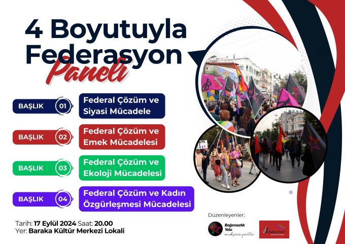 “4 Boyutuyla Federasyon” başlıklı panel düzenlenecek