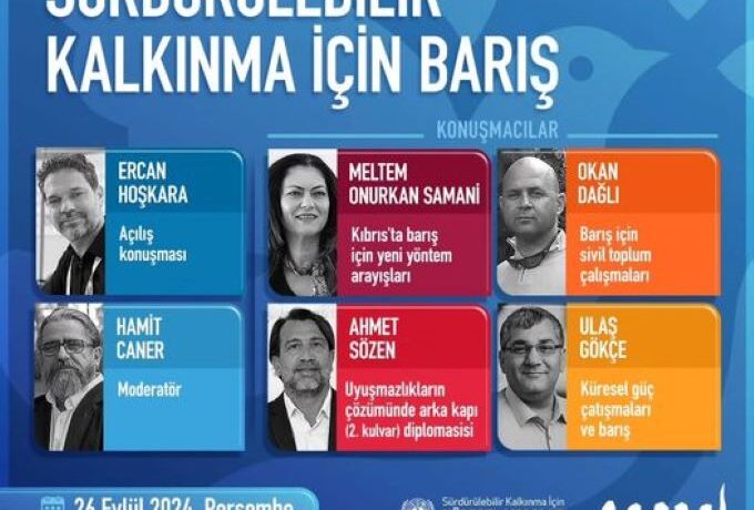 DAÜ-SEN, “Sürdürülebilir Kalkınma için Barış” konulu panel düzenliyor