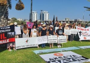 Çevre Platformu İskele’de eylem yaptı